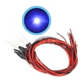 thumbnail image 4 of Juego de 20 lámparas LED precableadas de 12 V para maquetas de trenes, accesorios para micro trenes Azul, 4 of 9