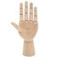 thumbnail image 1 of Coofit Wood Mannequin Movable Articulated Drawing Figurine Artist Hand Model Desk Decor, 1 of 5