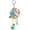 E7-B, variant on Baby Tissue Box Toy Hanging Pull Cord Squeaky Crinkle Toy with Mirror Bead Ring Montessori Tummy Time Activity for Newborns Stroller Crib Gym,A