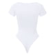 thumbnail image 4 of Body de mujer con cuello cuadrado y canalé - Ropa de yoga sin espalda, material de poliéster, diseño sexy para la playa/vacaciones, tallas S-L (detalles de busto/longitud), 4 of 5