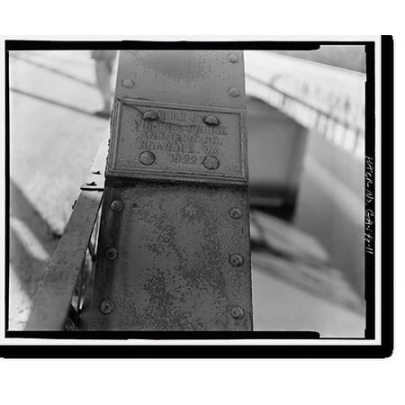 Historic Print, Sand Bar Ferry Bridge, Spanning Savannah River on State Highway 28, Augusta, Richmond County, GA - 11, 16" x 20"