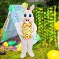 thumbnail image 1 of Disfraz de conejo de Pascua Yinane disfraz de felpa cosplay amarillo, 1 of 8