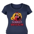 thumbnail image 3 of Marvel - Scarlet Witch Logo - Women's Maternity Scoop Neck Graphic T-Shirt, 3 of 5