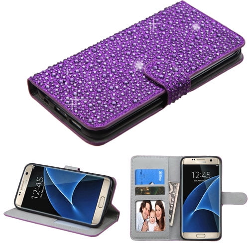 MYBAT Violet Diamante Mon Portefeuille (DM203) pour G935 (Galaxy S7 Edge)