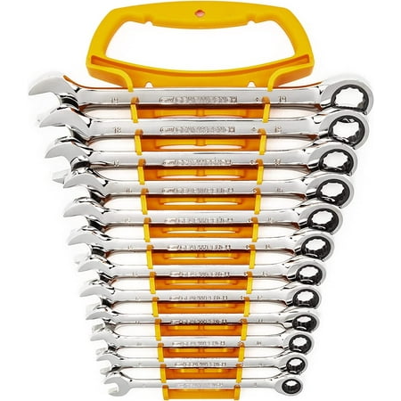 

GEARWRENCH 12 Pc. 12 Pt. Ratcheting Combination Wrench Set Metric - 9412