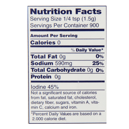 Morton Iodized Salt 4 Oz Shakers White 6 Pack