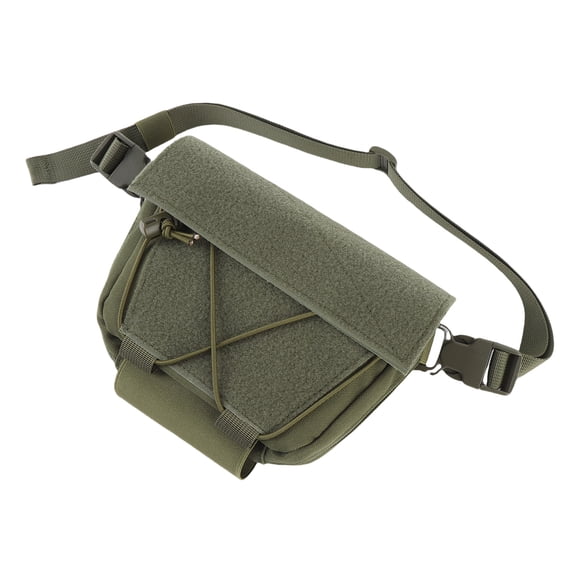 Hiking Fanny Pack, Drop Pouch Oxford Cloth Sub Abdominal Carrying Kit Bag Utility Tool Pouch Fanny Pack for Chest Rig Vest
