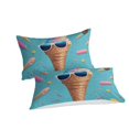thumbnail image 2 of 3D Ice Cream Printed Comforter Cover Set Children Adult Unique Design Bedding Set Bedroom Decor,Twin (68"x86"), 2 of 5