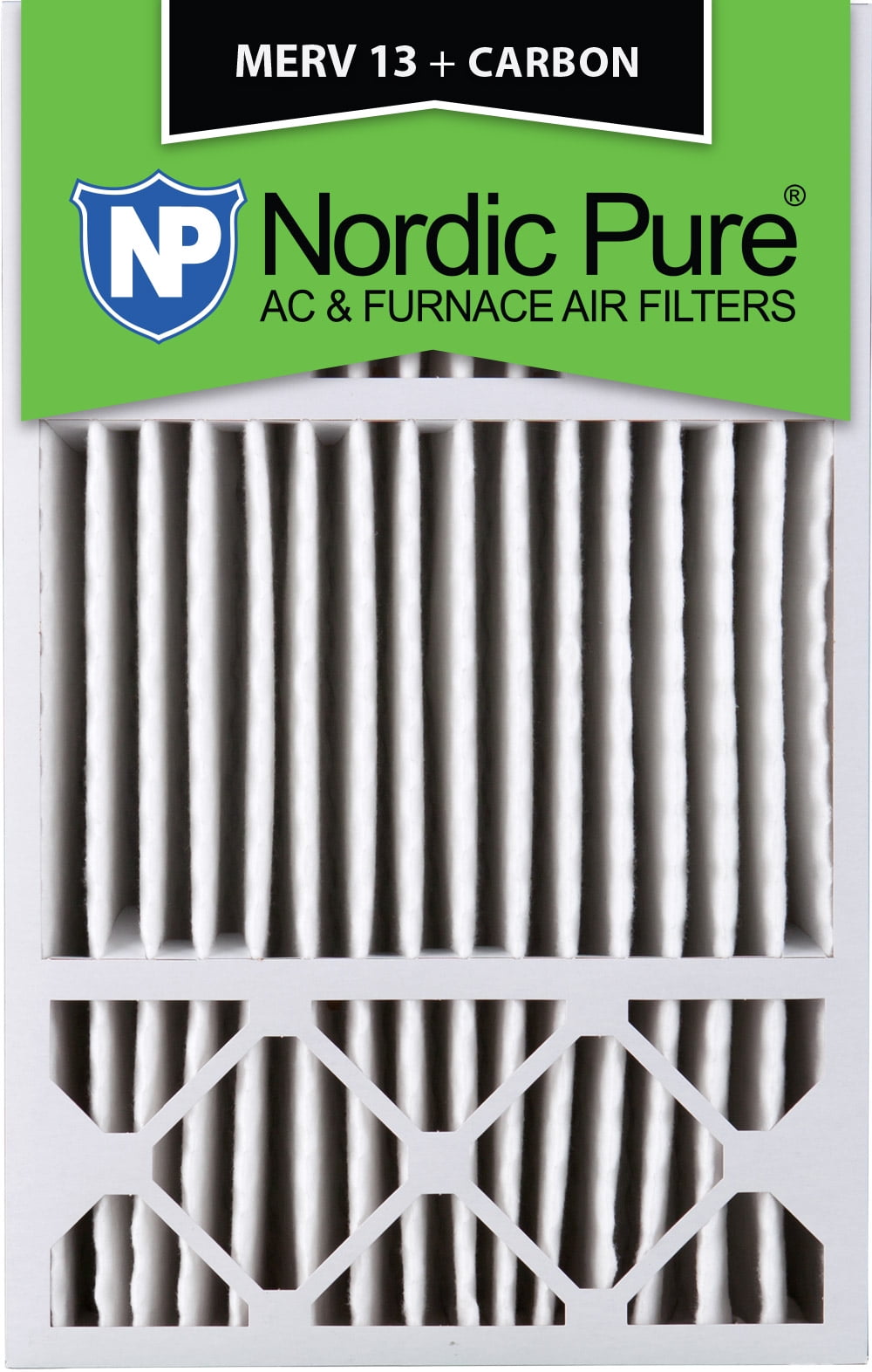 Photo 1 of 16x25x5 (4 3/8) Honeywell/Lennox Replacement Air Filters MERV 13 Plus Carbon Qty 2