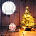 thumbnail image 5 of BESTOYARD 30 Pcs DIY Snow Globe Jar 3-Inch Water Globes Party Favor Dome Clear Snow Earth for Wedding Snowglobes Outdoor Plastic, 5 of 6