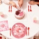 thumbnail image 1 of Lekihaqq Valentine's Day Party Plates Disposable Dinnerware Heart Themed Tableware Heavy Duty Paper Plates for Birthday Party Decorations Festive Celebration Supplies, 1 of 6
