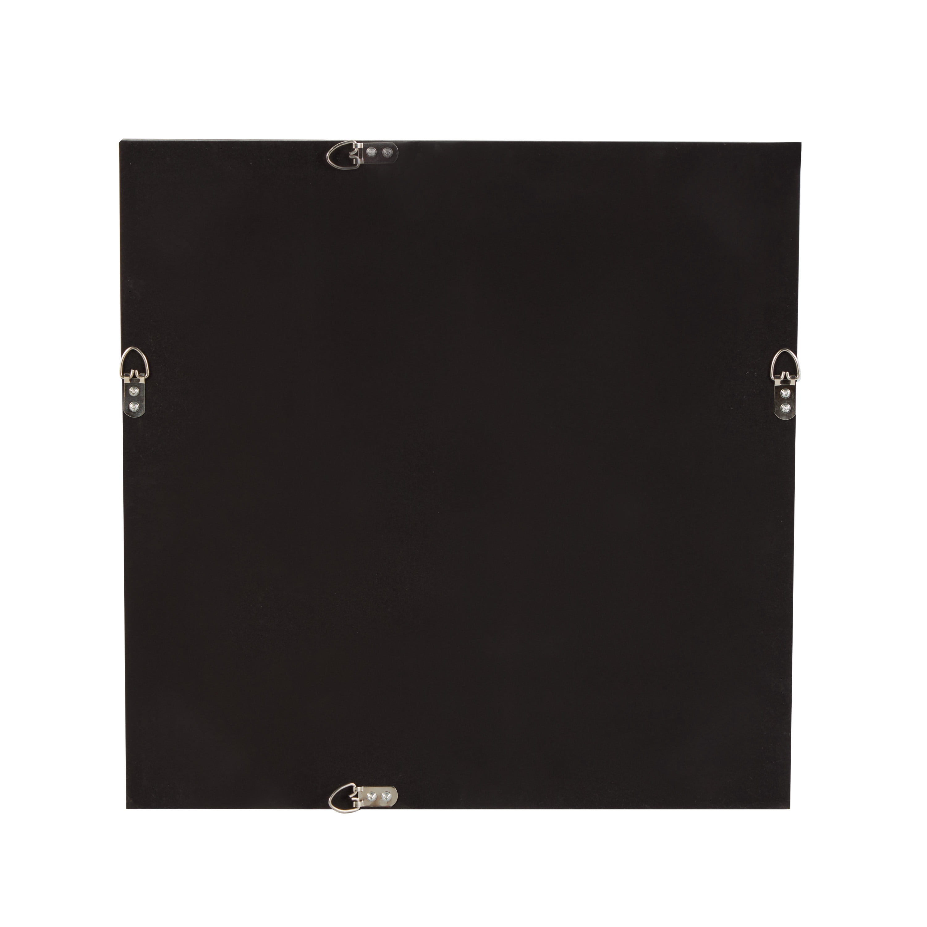 20" x 20" Black Floral Cluster Shadow Box with Varying Shapes and Sizes, by DecMode