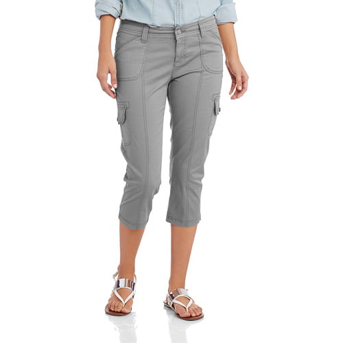 Faded Glory Women's Cargo Capri Pants - Walmart.com