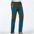 thumbnail image 4 of RYDCOT Men's Hiking Color Blocked Sports Pants Outdoor Quick Drying Pants Hiking Trousers with Pocket Blue XXXL(XXXL), 4 of 6