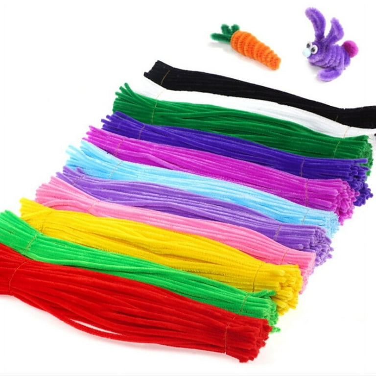 YESBAY 200Pcs Colorful Twisting Sticks for DIY Crafts Pipe Cleaners Twist  Bars Flexible Durable Iron Wire Perfect for DIY Art Creative Crafts
