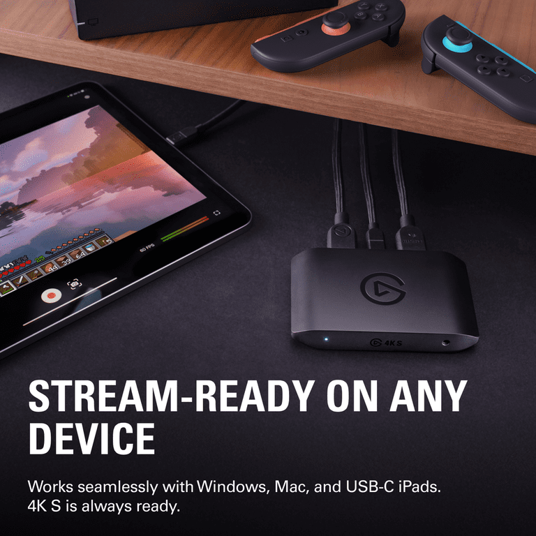 Elgato Game Capture 4K S with Chat Link Pro – 4K60, 1440p120