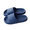 blue, variant on Platform Slide Slippers with Cushioned Comfort - Non-Slip House Shoes for Women & Men, Quiet Bathroom Shower Sandals