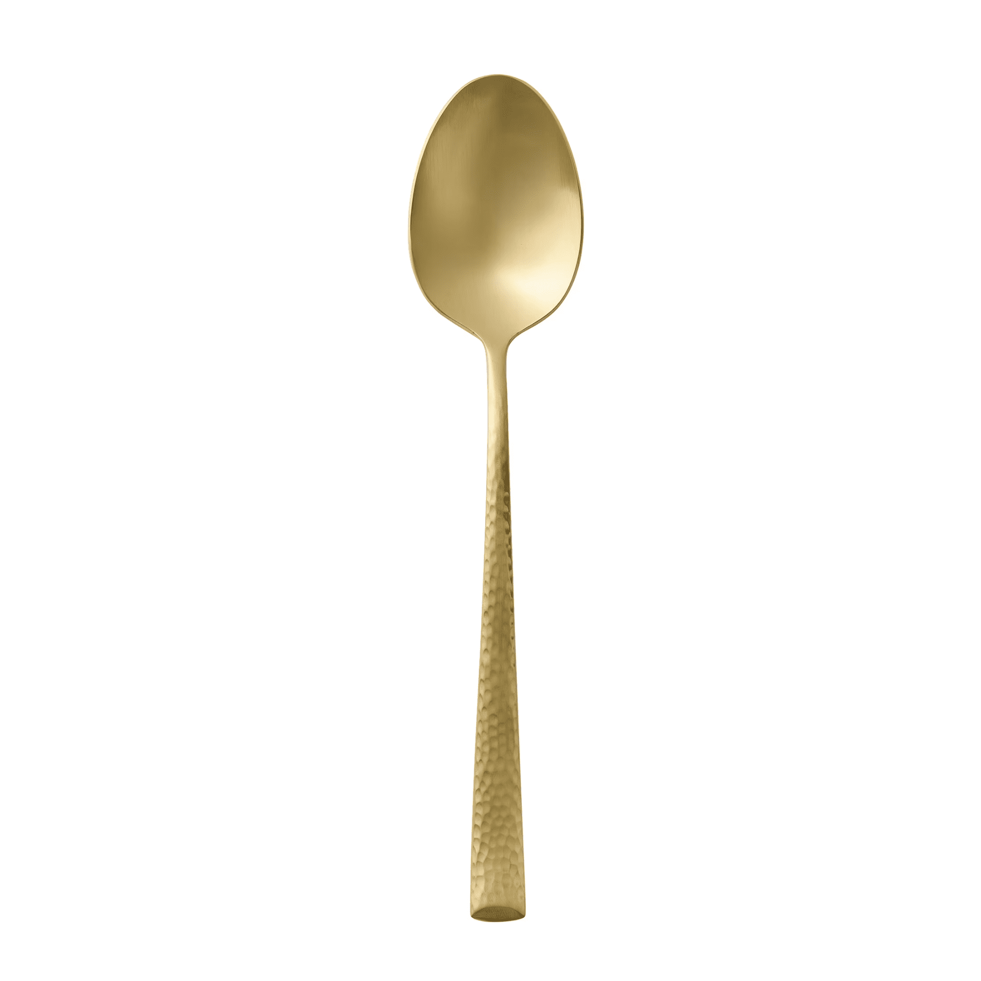 Better Homes & Gardens Arlo Flatware Set, Gold Hammered, 20 Pieces