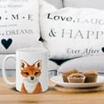 thumbnail image 5 of MUGBREW 11 Oz Ceramic Tea Cup Coffee Mug, Nursery Baby Fox Pups, 5 of 7
