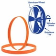 2 Neumáticos De Uretano Blue Max Para Sierra De Banda - Reemplazo Para Powermatic PWBS14-119, Ultra Resistentes