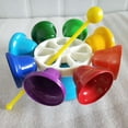thumbnail image 4 of Juguete musical de campana Bling Bling 8 notas Campanas de metal Juguete musical colorido para niños que enseñan jardín de infantes, 4 of 10