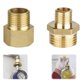 thumbnail image 1 of Gas Adapter Copper Gas Hose Adapter Gas Cylinder Connection Adapter Gas Adapter 1/2 to 1/4, 3/4 Connection Fitting, 1 of 4