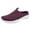 Purple, variant on CHICVOMEY Clogs Mules for Women Shoes Slip on Sneakers Flats Lightweight Breathable Mesh Comfort Walking Shoes