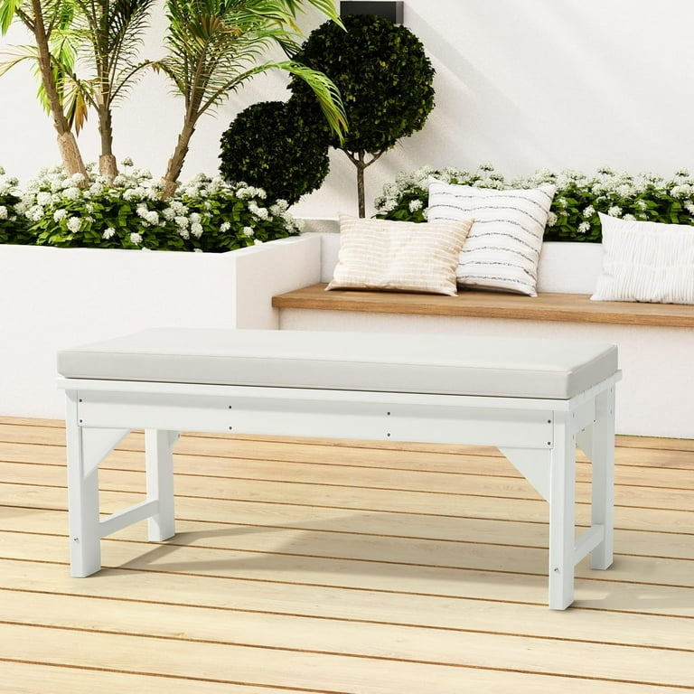 CRXX Outdoor Bench Cushion, Waterproof and Fade Resistant Patio