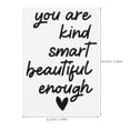 thumbnail image 3 of 2 Sheets of English Inspiration Mirror Sticker Bathroom Mirror Affirmations Decal Vinyl Stickers, 3 of 8