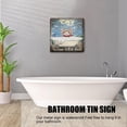 thumbnail image 2 of Funny Cat in Bathtub Vintage Bathroom and Bathtub Metal Tin Sign Decor Cat Lovers Gift Farm Home Bar Bathroom Man Cave Retro Wall Art Poster Sign Accessories 12x12 Inches, 2 of 5