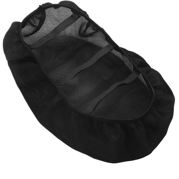 SWETRACE Universal Motorcycle Seat Cover Fiber Black for Motorcyclists 1Pcs 19.7X8.3X0.2In
