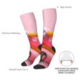 thumbnail image 4 of Sigee Colorful Cartoon Biplane for Socks for Men Women Socks Stocking Compression Socks, 4 of 6