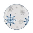 thumbnail image 3 of Holiday Time Ensemble De Vaisselle Flocon de neige bleu/gris, 12 Pieces, 3 of 6