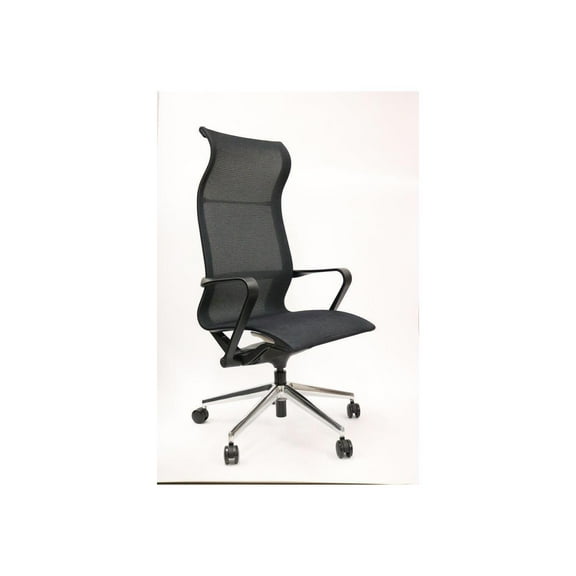 High Back Office Chair Headrest - Ergonomic Mesh Task Chair for Home & Office