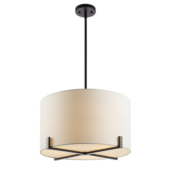 SAFAVIEH Tarlon 20 in. Dia Modern Pendant, Black/White