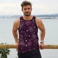 thumbnail image 6 of Salouo Snowflakes and Hearts for Men's Tank Tops,Sleeveless Muscle Shirts for Men Quick Dry Workout Tank Top Gym Muscle Tee Fitness Bodybuilding Sleeveless T Shirt-Small, 6 of 7