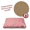 thumbnail image 4 of Majestic Pet | Links Rectangle Pet Bed For Dogs, Removable Cover, Coral, Small, 4 of 5