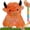 Orange, variant on Highland Cow Squishy, Cute Animal Squeeze Toy for Adults, Cute Highland Cow Decor
