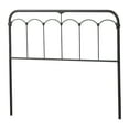 Hillsdale Furniture Jocelyn Vintage Metal King Headboard, Black Sparkle