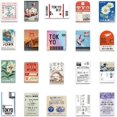 thumbnail image 3 of HAHADAXA 60pcs Japanese Postcard Ticket Style Stamp Sticker Stationery Travel Diary Luggage Waterproof Helmet Stickers, 3 of 7