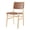 Brown, variant on NPD Furniture Marco Faux Leather Dining Side Chair Drift Wood Frame Set of2