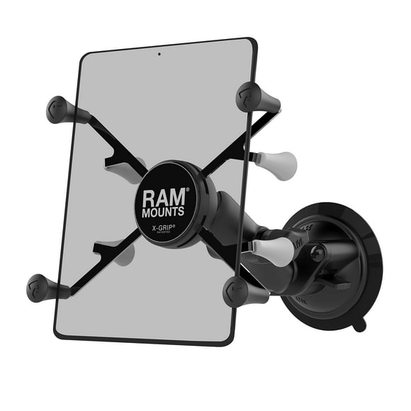 RAM Mounts RAM-B-166-UN8U X-Grip with RAM Twist-Lock Suction Cup Mount for 7&quot;-8&quot; Tablets with Medium Arm for Vehicle Windshields