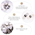 thumbnail image 3 of MasteelfCA 66 Pcs Rigid Pipe Strap Clamp Tube Straps Stainless Tension Tube Clip Clamp, 3 of 7