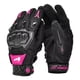 thumbnail image 1 of Guantes Para Moto Negro Rosa Kov Protecciones R15 Pulsar Rs, 1 of 2