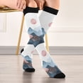 thumbnail image 5 of FORMRS Womens Knee High Socks Casual Long Thick Travel Daily Wear, 1 Pair, Art Mountain and Sun Pattern, 5 of 6