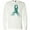 AA-White, variant on Inktastic Ovarian Cancer Awareness Teal Ribbon Made of Hearts Long Sleeve T-Shirt
