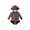 swimwear 40#Black, variant on WAYUTE Swimsuit for Girls Long Sleeve Ruffle One Piece Rash Guard with Sun Hat for Baby Swimwear Water Activities