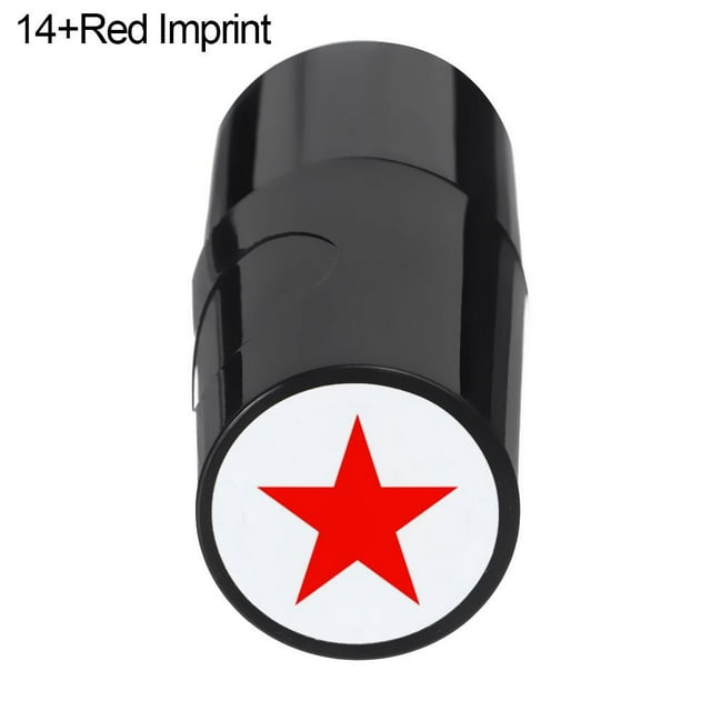 Marqueur de Balle de Golf, Impression, Séchage Rapide, Accessoires de Golf, Symbole 14-Rouge