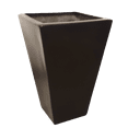 thumbnail image 1 of Maceta de fibra de Vidrio FibraFormas Mod. Obelisco Chico Chocolate, 1 of 5