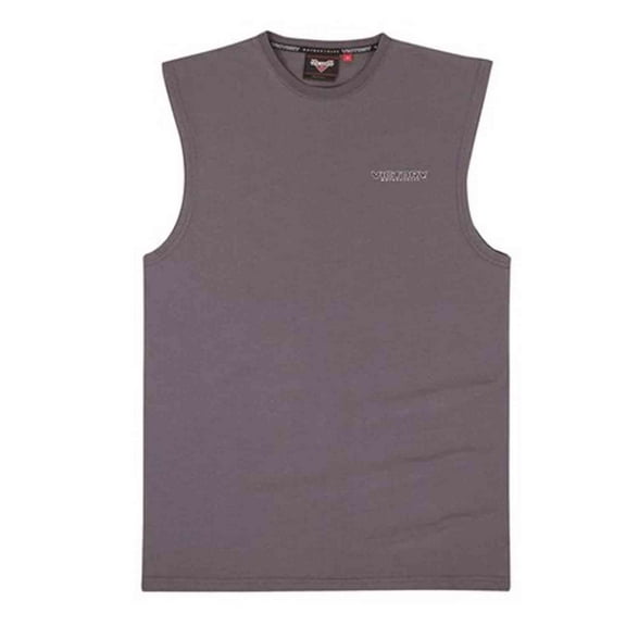 Victory Motorcycle New OEM Men's Grey Logo Sleeveless Shirt, Medium, 286629703